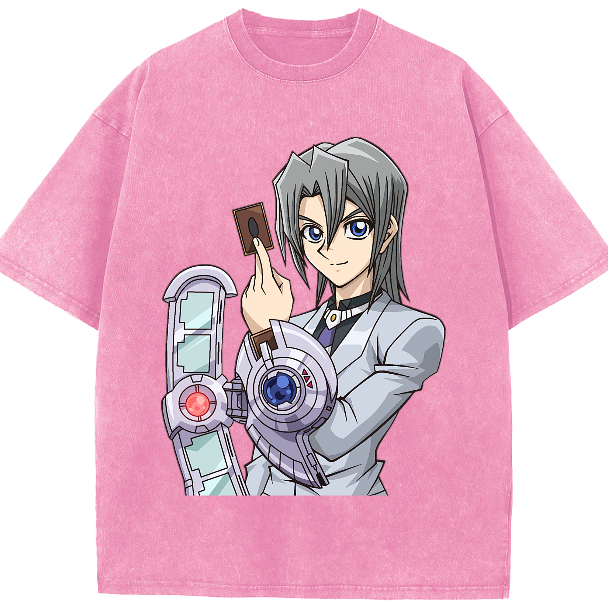 （画像用） 遊☆戯☆王 Yu-Gi-Oh! 綿100% ヴィンテージ風 半袖Tシャツ（フロントプリント）